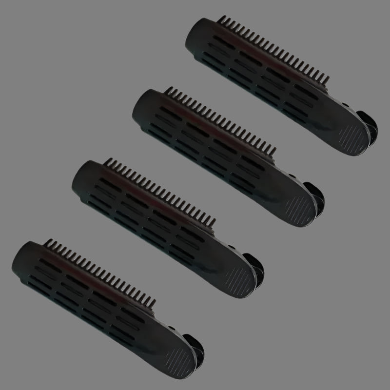 Lot de 5 bigoudis clips volumateurs cheveux racines, outil coiffure DIY, noir