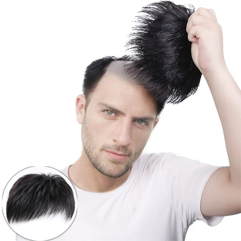 Perruque Homme – Couvre-Front Naturel - Cheveu Soyeux