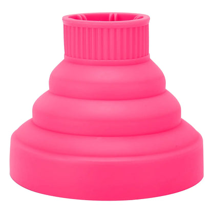 Diffuseur rose pour sèche-cheveux – conçu pour diffuser la chaleur uniformément, préserver la texture des boucles et apporter un volume naturel sans friser