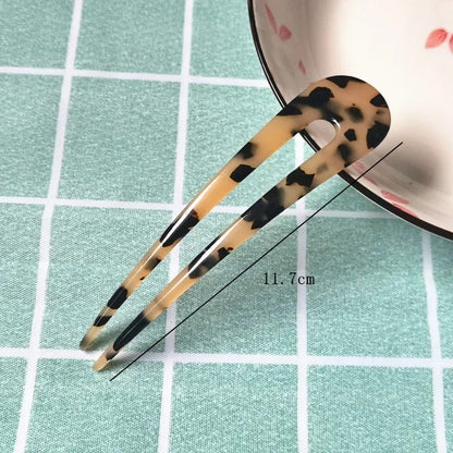 Épingle de 11 cm, coiffure facile. 
