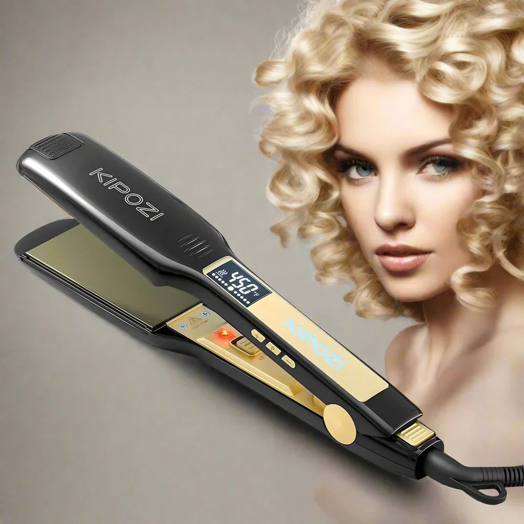 Lisseur à cheveux - Titane -Professionnel - Cheveu Soyeux
