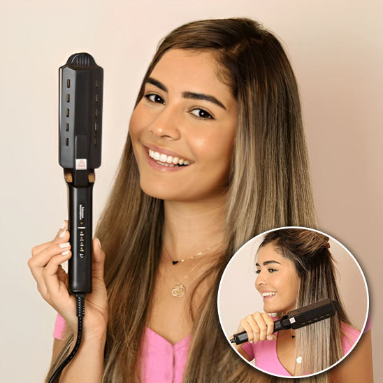 Lisseur vapeur - Compact -Hairéa™– Technologie vapeur pour lissage express - Cheveu Soyeux