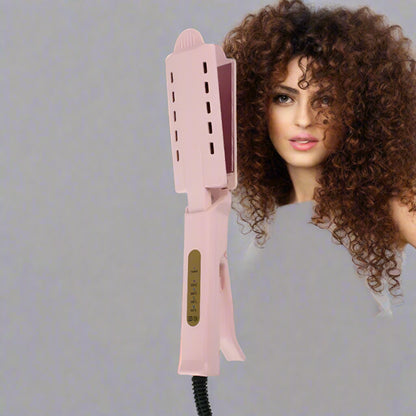 Lisseur vapeur ionique Girly Rose – Soin, brillance et style - Cheveu Soyeux