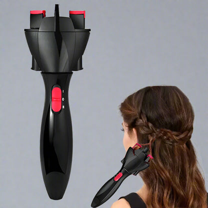 Machine pour tresser les cheveux - jolie fille portant une belle tresse