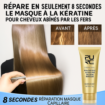 Masque Kératine 8 Secondes – Lissage et Réparation