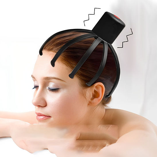 masseur de tête - masseur électrique pour la tête - masseur électrique avec bouton 