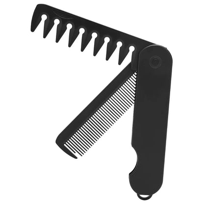 Peigne noir multifonction, adapté au démêlage, coiffage et mise en forme de tous types de cheveux