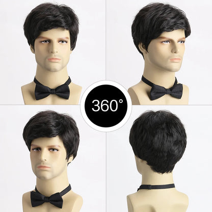 Perruque pour homme - Tendance au Masculin - Cheveu Soyeux