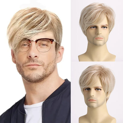 Perruque pour homme - Tendance au Masculin - Cheveu Soyeux