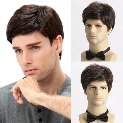 Perruque pour homme - Tendance au Masculin - Cheveu Soyeux
