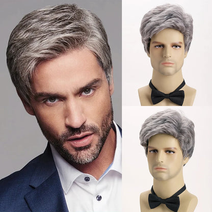 Perruque pour homme - Tendance au Masculin - Cheveu Soyeux