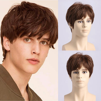 Perruque pour homme - Tendance au Masculin - Cheveu Soyeux