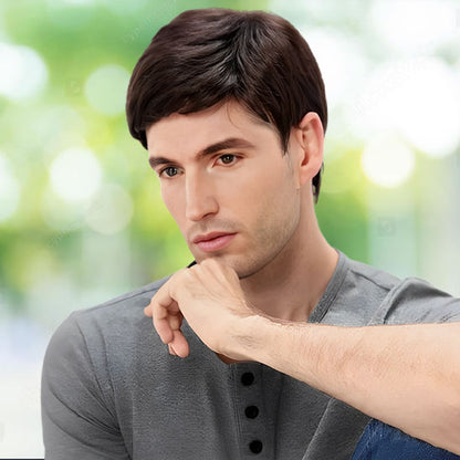 Perruque pour homme - Tendance au Masculin - Cheveu Soyeux