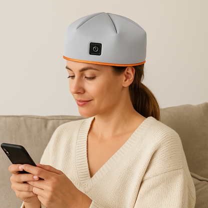 Soin cheveux- Bonnet photothérapie - Cheveu Soyeux