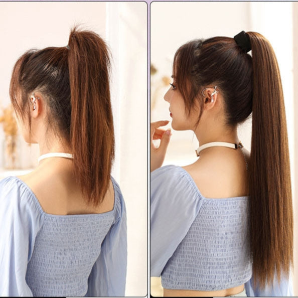 Extension queue de cheval longue et lisse – Cheveux synthétiques qualité