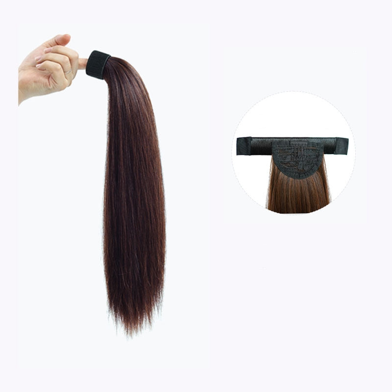 Extension queue de cheval longue et lisse – Cheveux synthétiques-facile a attacher