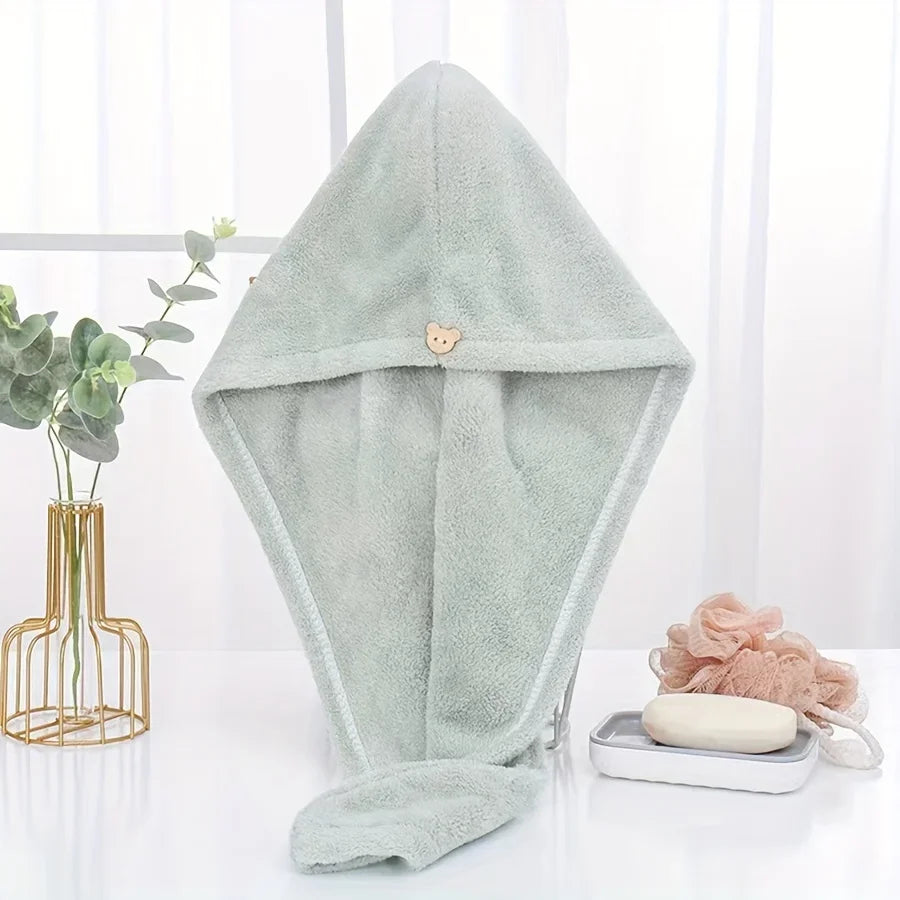 Serviette Cheveux Microfibre Ultra-Absorbante – Séchage Rapide - Cheveu Soyeux