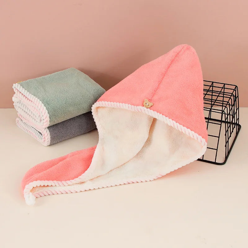 Serviette Cheveux Microfibre Ultra-Absorbante – Séchage Rapide - Cheveu Soyeux