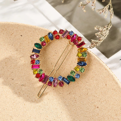 Barrette à Cheveux-Élégante en Métal Rond