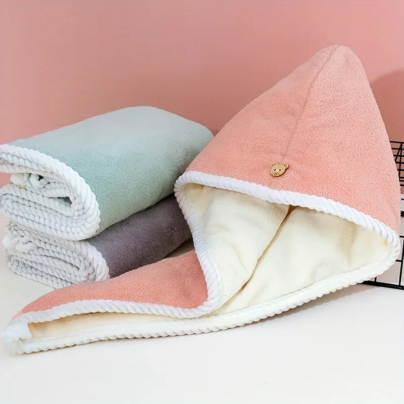 Serviette Cheveux Microfibre Ultra-Absorbante – Séchage Rapide - Cheveu Soyeux