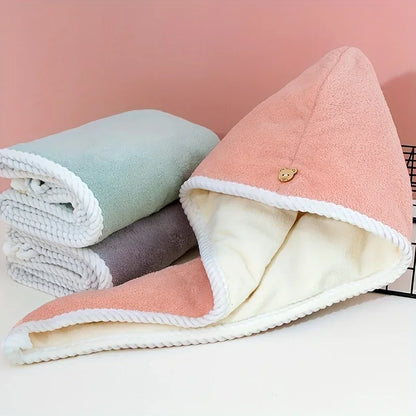 Serviette Cheveux Microfibre Ultra-Absorbante – Séchage Rapide - Cheveu Soyeux