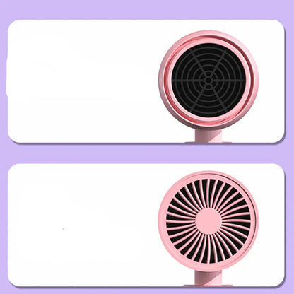 Sèche-cheveux de voyage pliable avec 2 vitesses Parfait pour les voyageurs en quête d'un appareil de qualité, léger et performant."