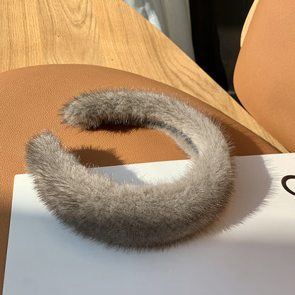 Serre-Tête Fausse Fourrure Femme –Doux