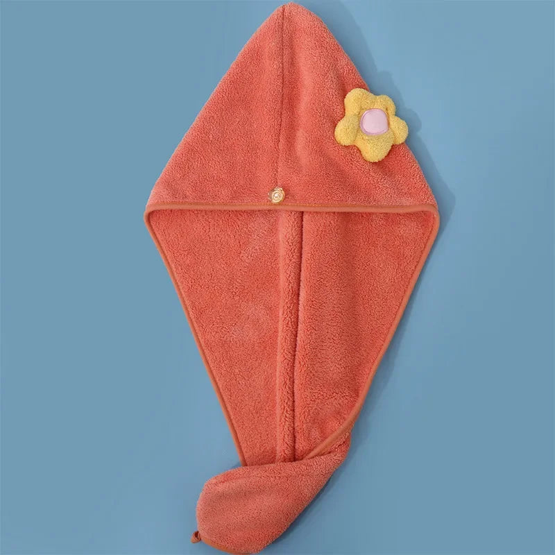 Serviette pour cheveux microfibre - Floral - Cheveu Soyeux
