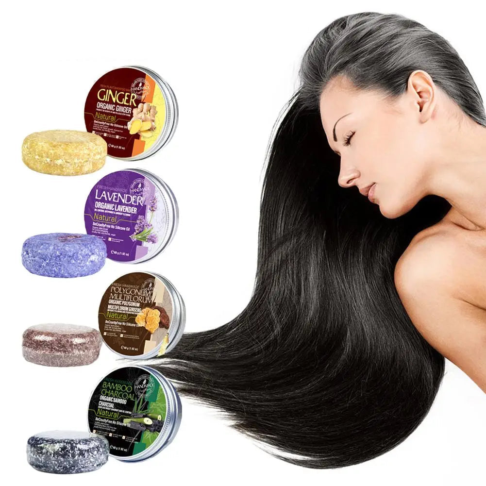 Shampoing Solide Bio Naturel -Cheveux Soyeux - Cheveu Soyeux