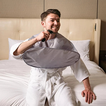 Tablier de rasage homme pliable | Cape barbe réutilisable