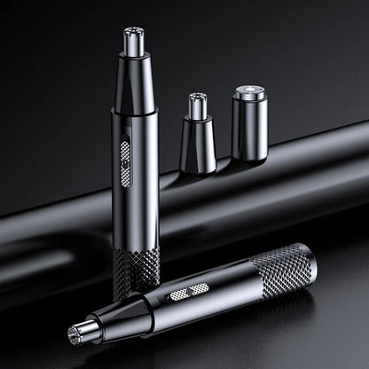 Rasoir à poils de nez rechargeable, avec embout rotatif pour un rasage précis et sans douleur