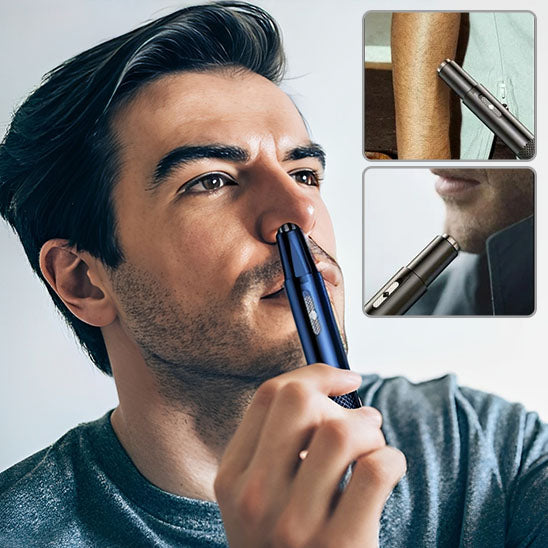 Rasoir pour poils de nez, compact et efficace, idéal pour une coupe rapide et confortable