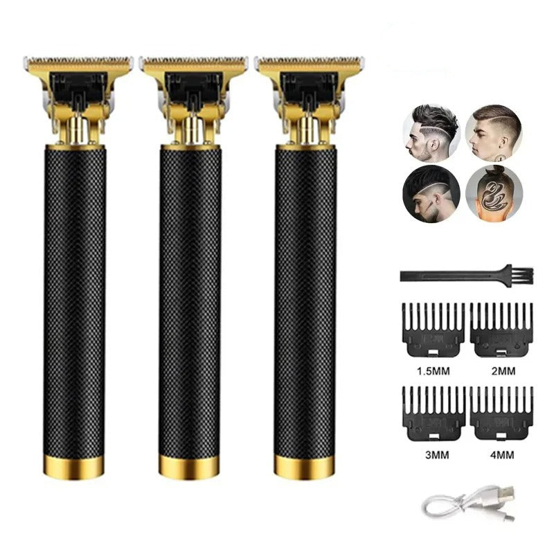 Lot de 3 -  tondeuse à cheveux homme pour coiffeur - lot de tondeuse barbe homme - lot de tondeuse homme professionnelle - lot de tondeuse sans fil homme