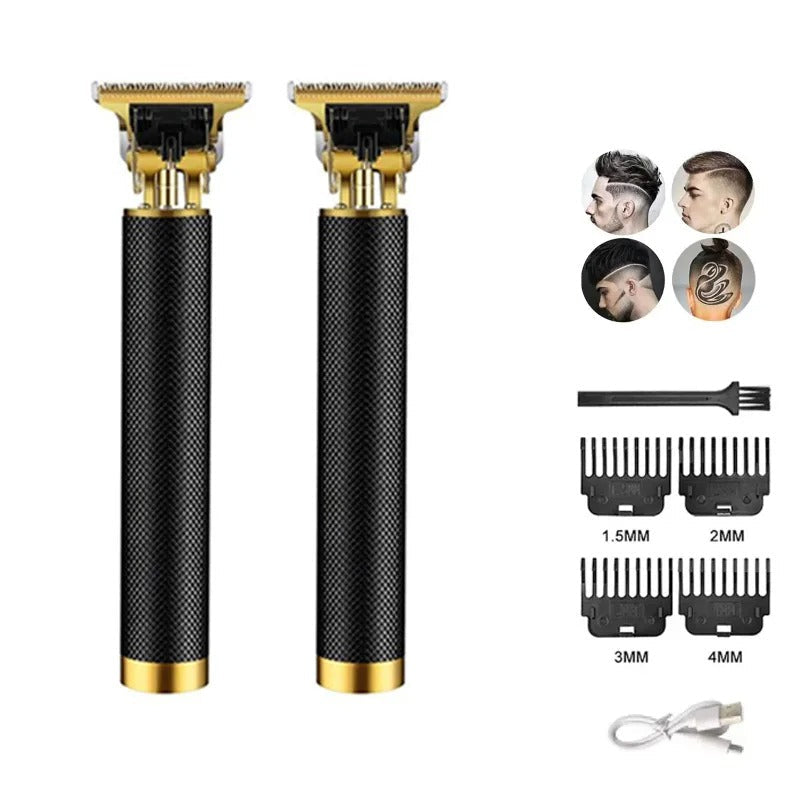 Lot de deux tondeuses à cheveux homme pour coiffeur - lot de tondeuses barbe homme - lot de tondeuses homme professionnelle - lot de tondeuses sans fil homme