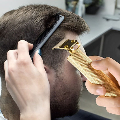 Tondeuse  dorée coupe cheveux 