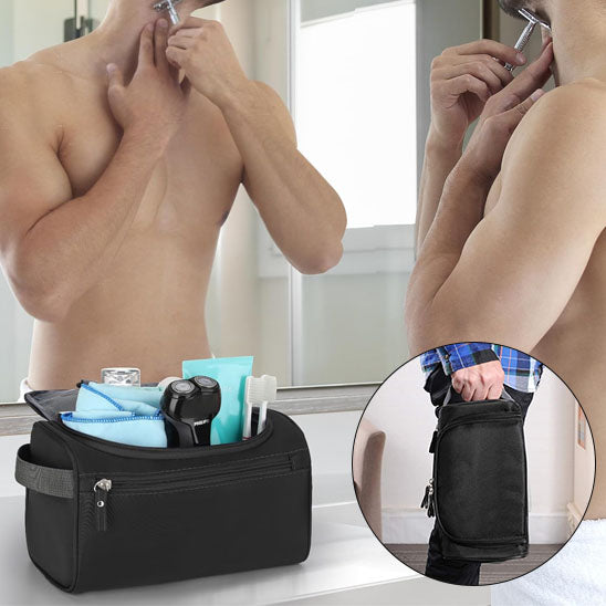 Trousse de toilette avec anse de transport