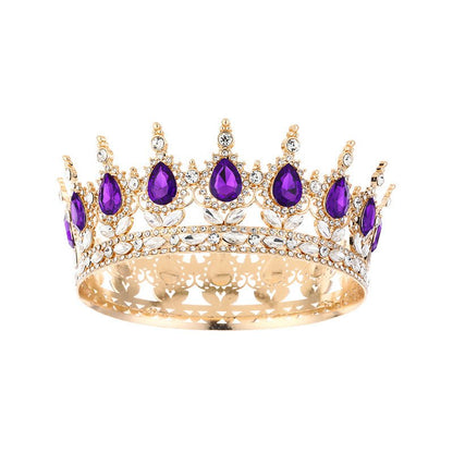 Accessoire cheveux-Diadème-Couronne de strass - Cheveu Soyeux