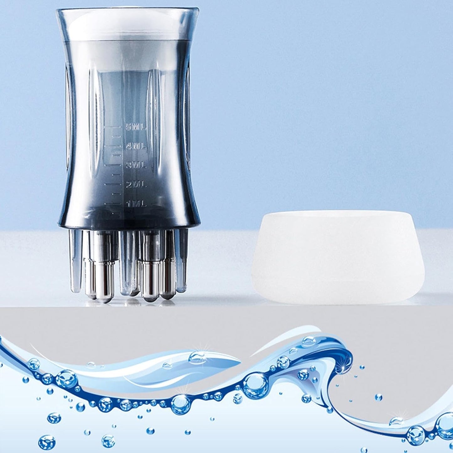 mise  en scène du Mini-applicateur-pour le cuir chevelu-peigne-liquide-Portable-peigne-de-massage-huile-essentielle-liquide-guidage-masseur-Anti-chute de cheveux