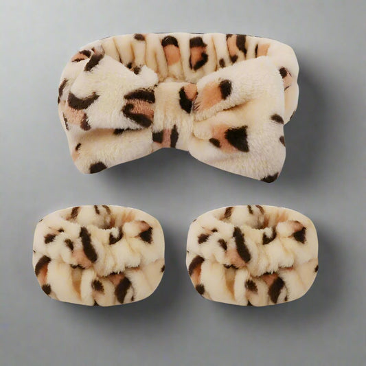 Bandeau Cheveux - Nœud Spa - Motif Animaux - Cheveu Soyeux