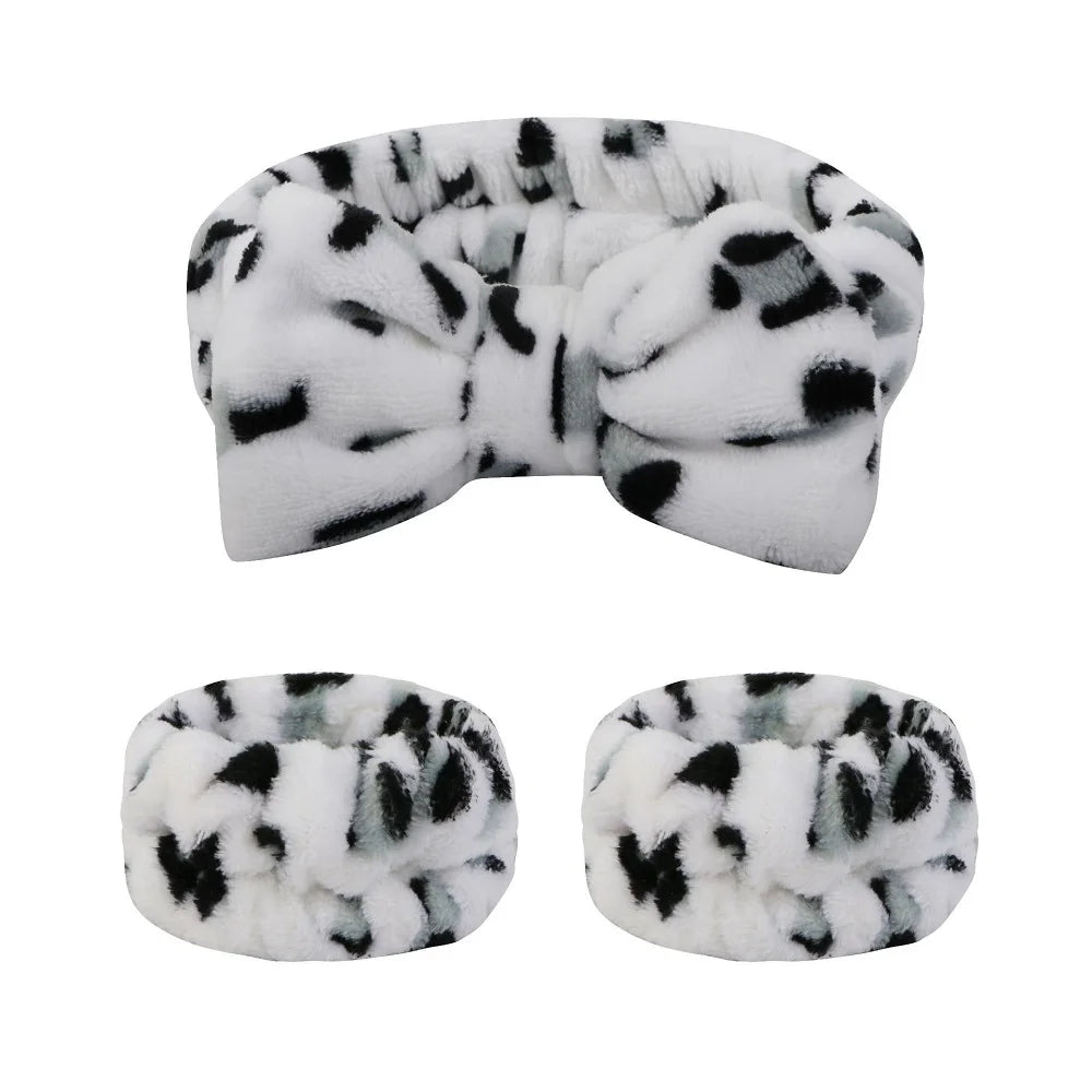 Bandeau Cheveux - Nœud Spa - Motif Animaux - Cheveu Soyeux