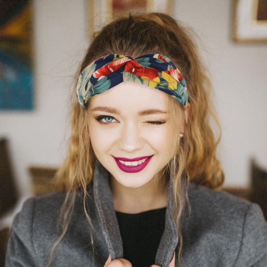 Bandeau cheveux - Tressé - Coloré - Cheveu Soyeux