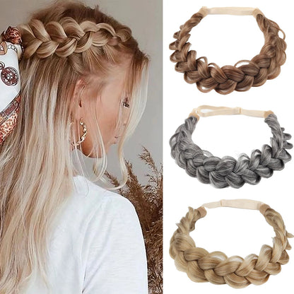 Bandeau femme - Couronne imitation cheveux tressés - Cheveu Soyeux