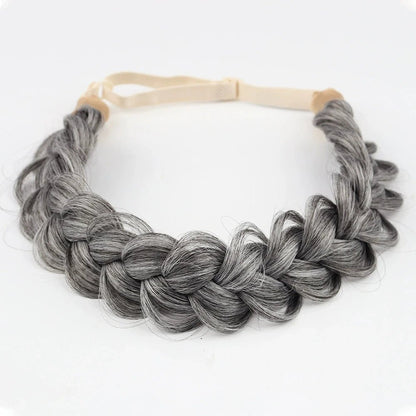 Bandeau femme - Couronne imitation cheveux tressés - Cheveu Soyeux