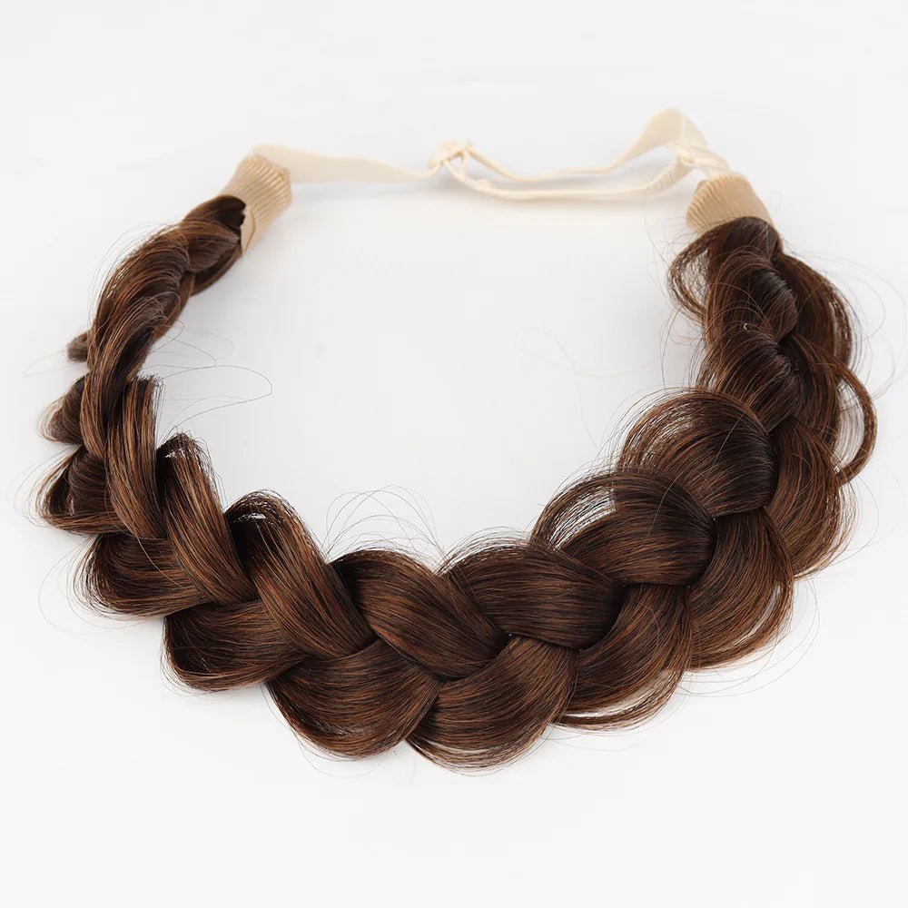 Bandeau femme - Couronne imitation cheveux tressés - Cheveu Soyeux
