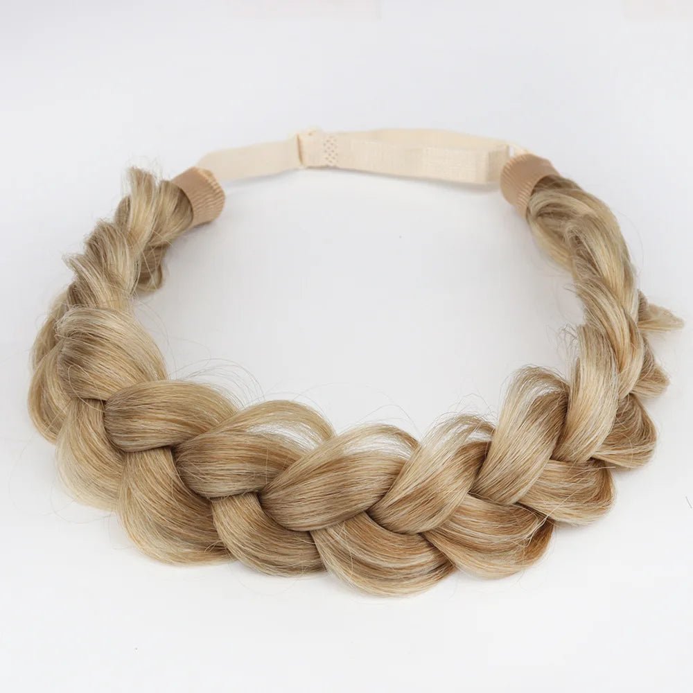 Bandeau femme - Couronne imitation cheveux tressés - Cheveu Soyeux