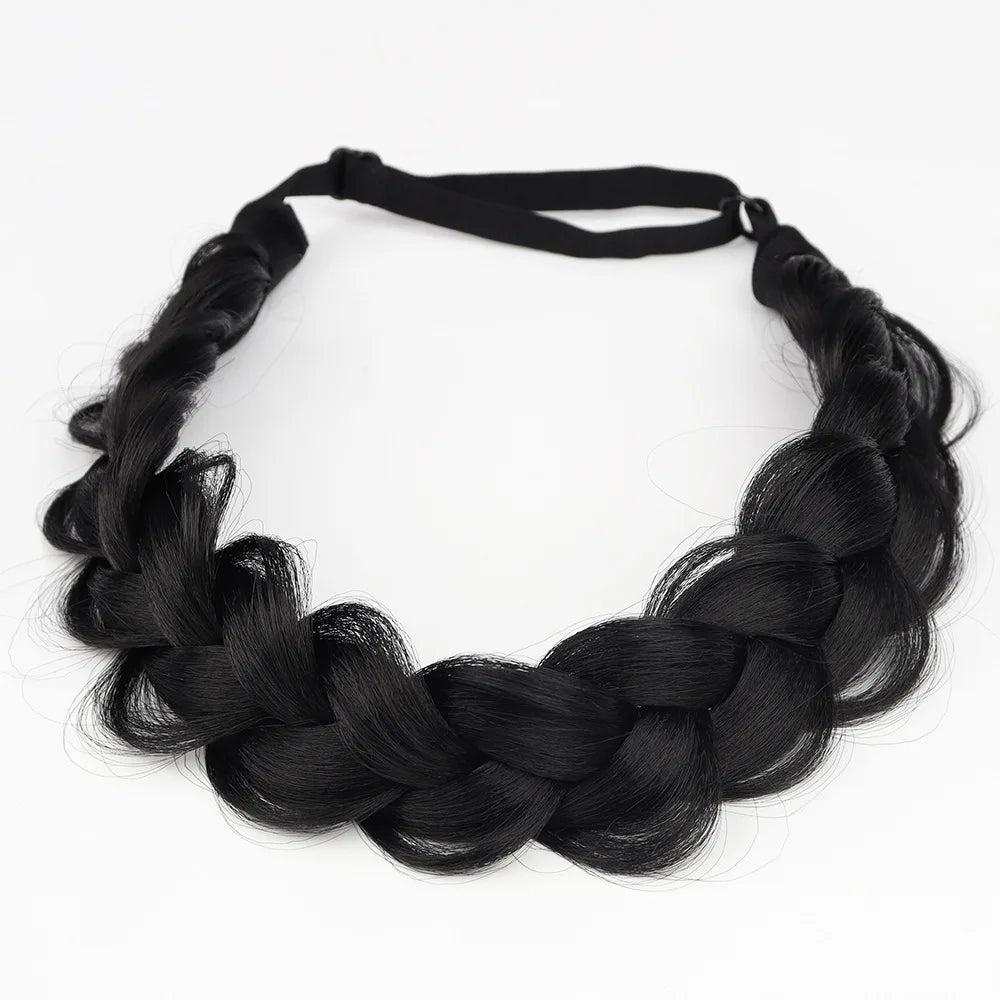 Bandeau femme - Couronne imitation cheveux tressés - Cheveu Soyeux
