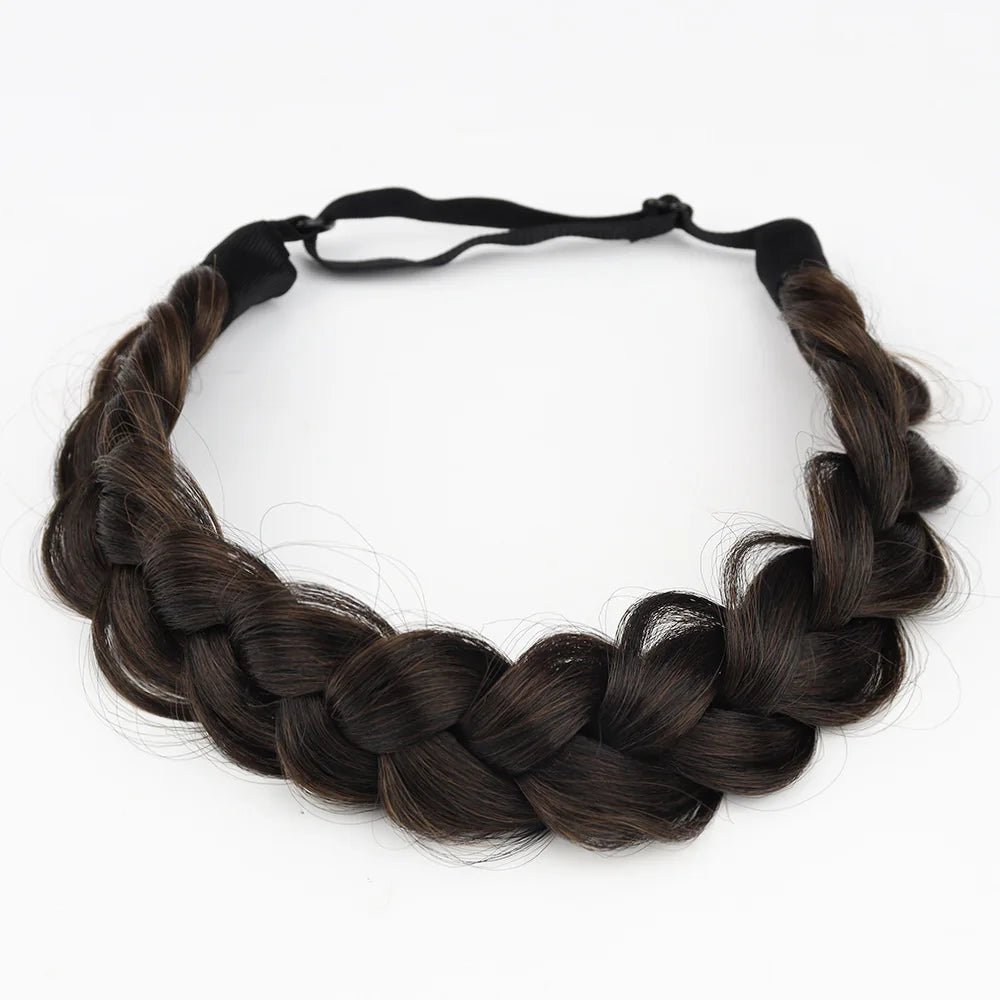Bandeau femme - Couronne imitation cheveux tressés - Cheveu Soyeux