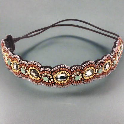Bandeau femme - Perles et Pierres - Cheveu Soyeux