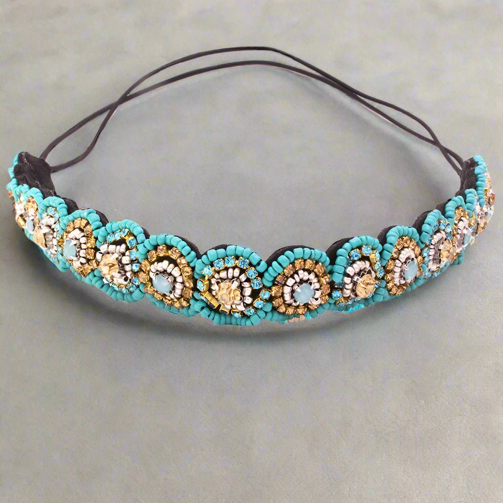 Bandeau femme - Perles et Pierres - Cheveu Soyeux