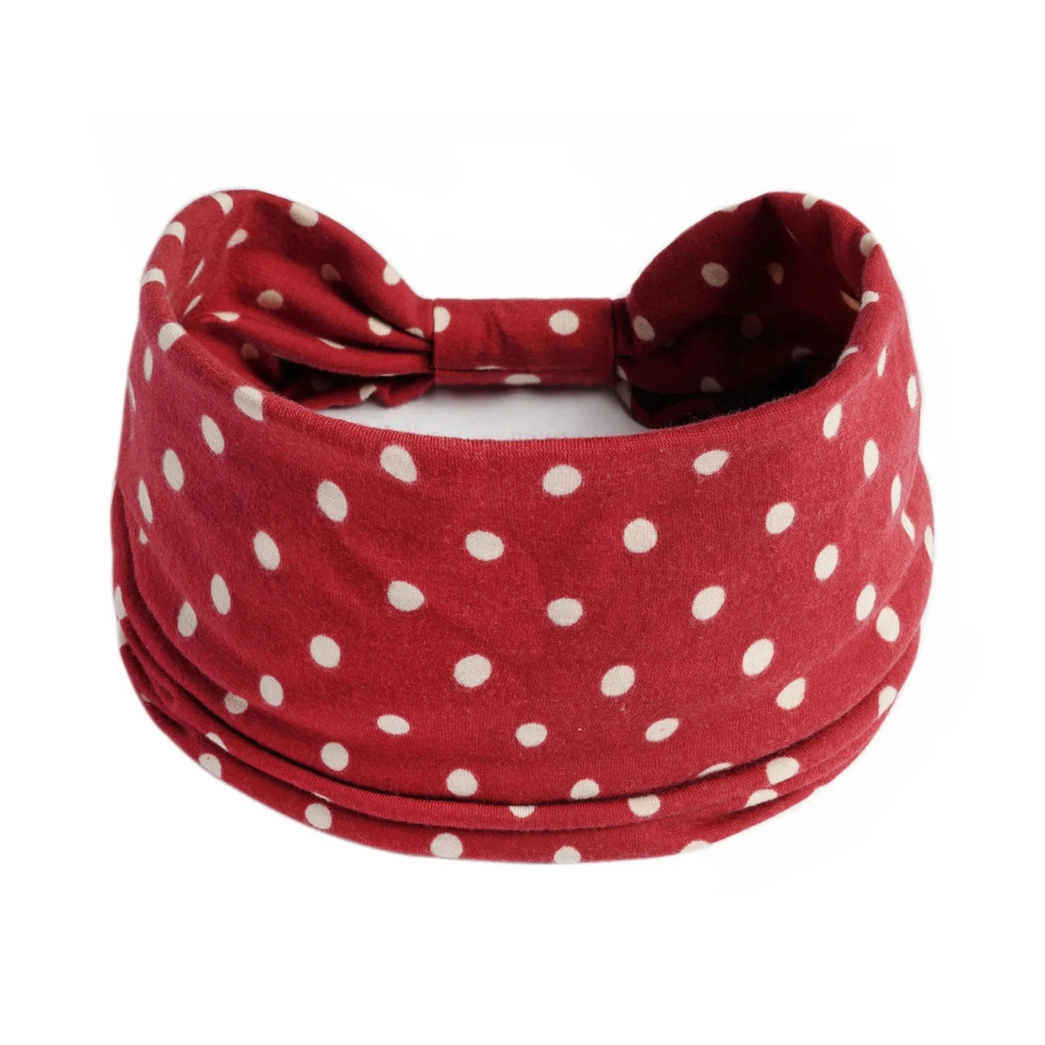 Bandeau pour cheveux - Large - A pois - Cheveu Soyeux